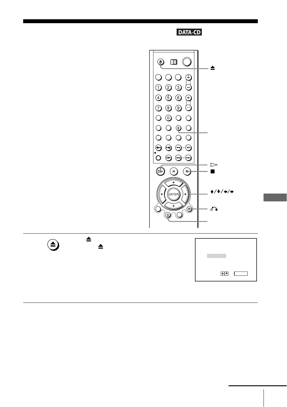 Playing an mp3 audio track, Play | Sony SLV-D550P User Manual | Page 90 / 129