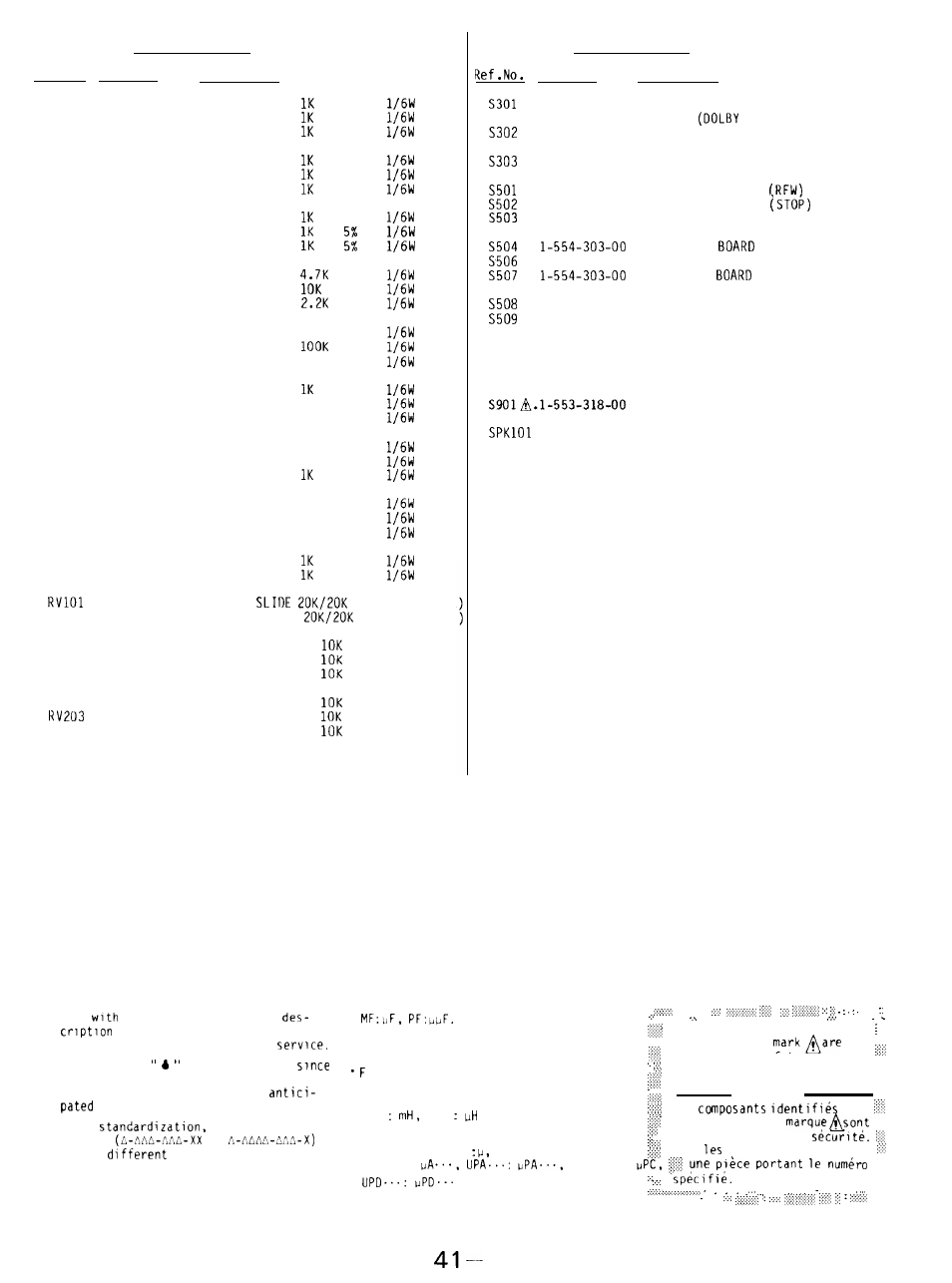 Sony TC-FX45 User Manual | Page 41 / 41