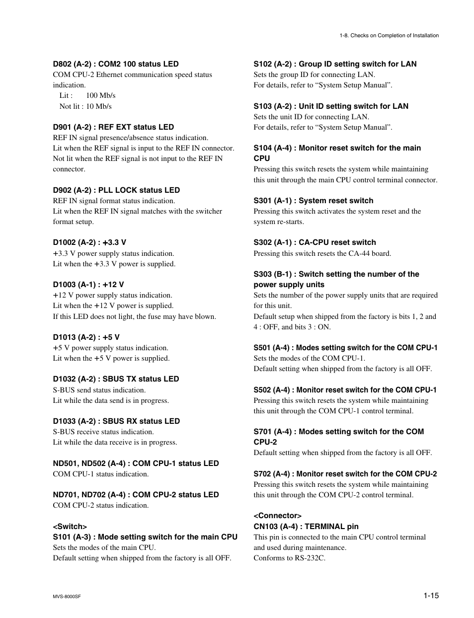 Sony MVS8000SF-C User Manual | Page 23 / 72