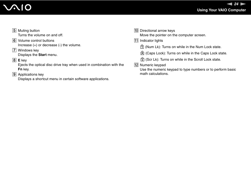 Sony V G C - J S 2 0 0 User Manual | Page 24 / 136