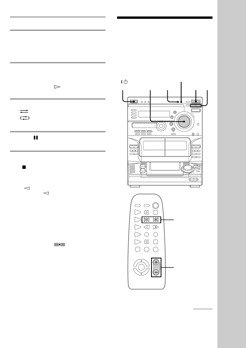 Listening to the radio | Sony LBT-DR5 User Manual | Page 13 / 52