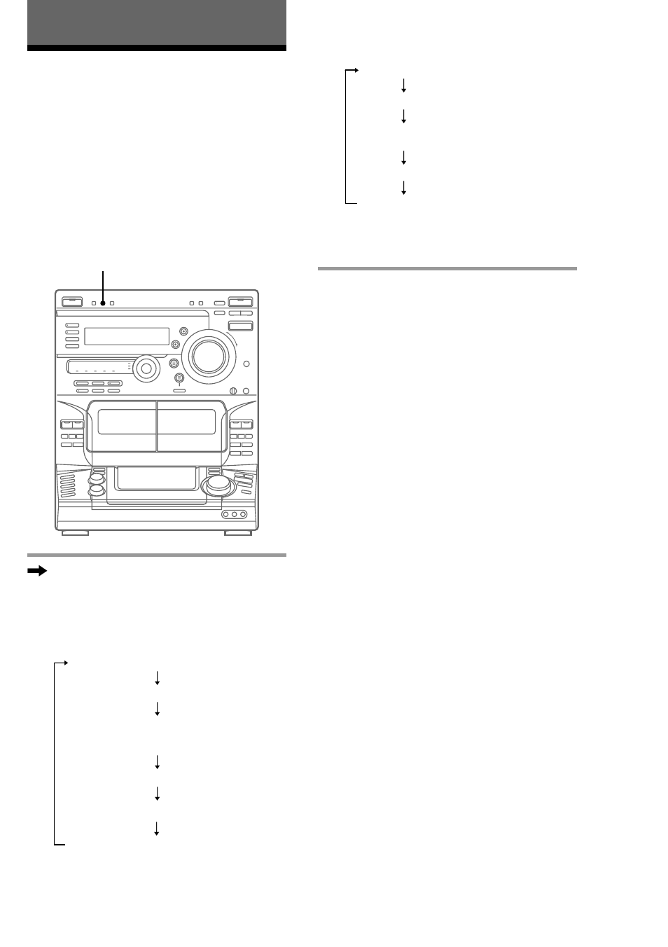 Using the cd display, The cd player | Sony LBT-DR5 User Manual | Page 19 / 52