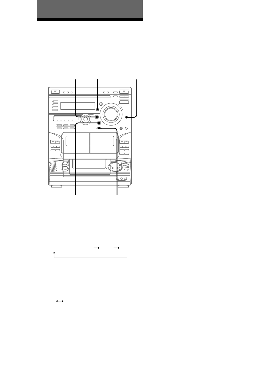 Adjusting the sound, Sound adjustment | Sony LBT-DR5 User Manual | Page 28 / 52