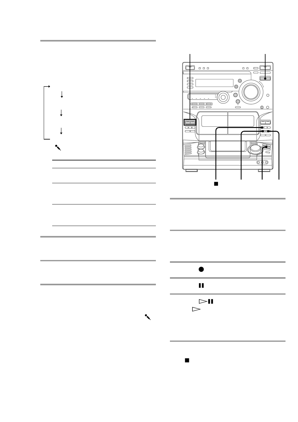 Mixing and recording sounds | Sony LBT-DR5 User Manual | Page 36 / 52