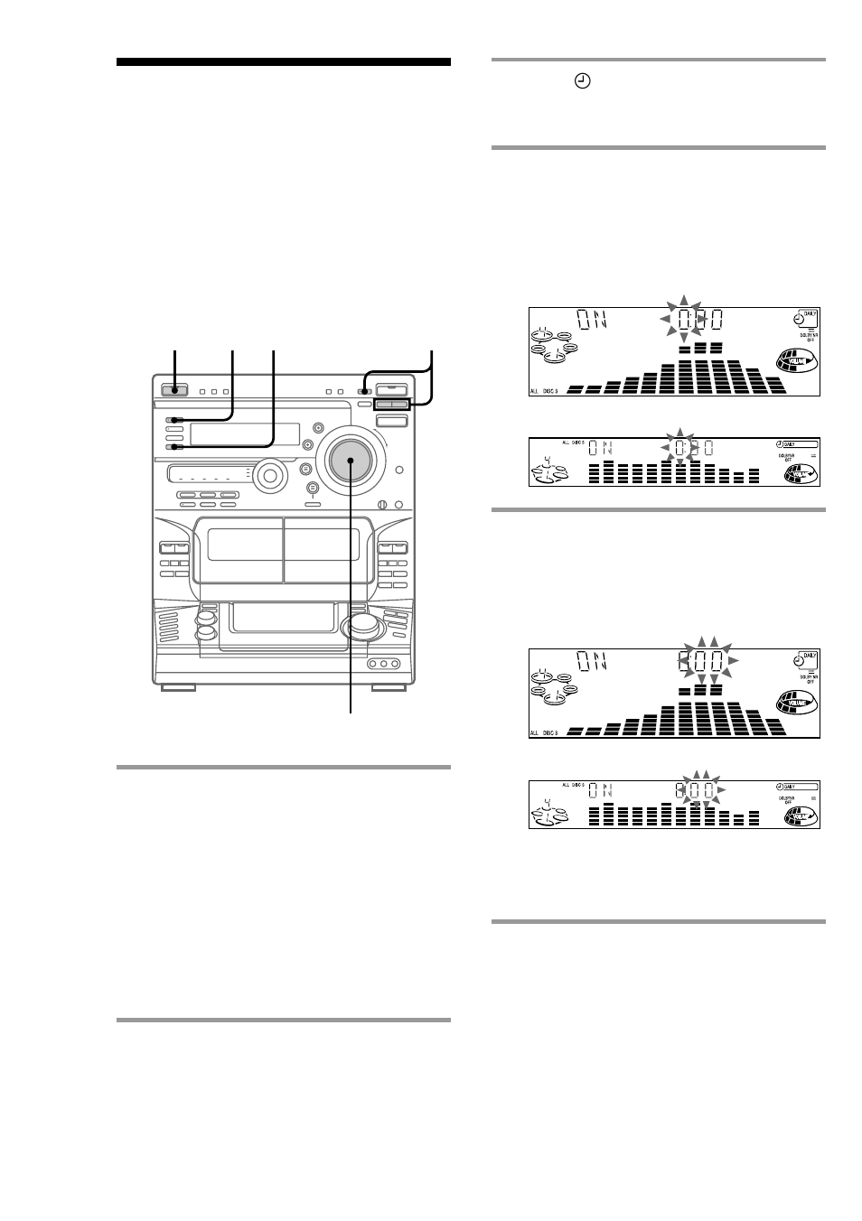 Waking up to music | Sony LBT-DR5 User Manual | Page 38 / 52