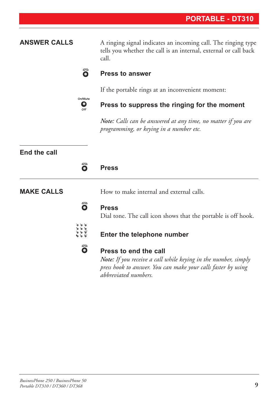 Sony DT360 User Manual | Page 11 / 84