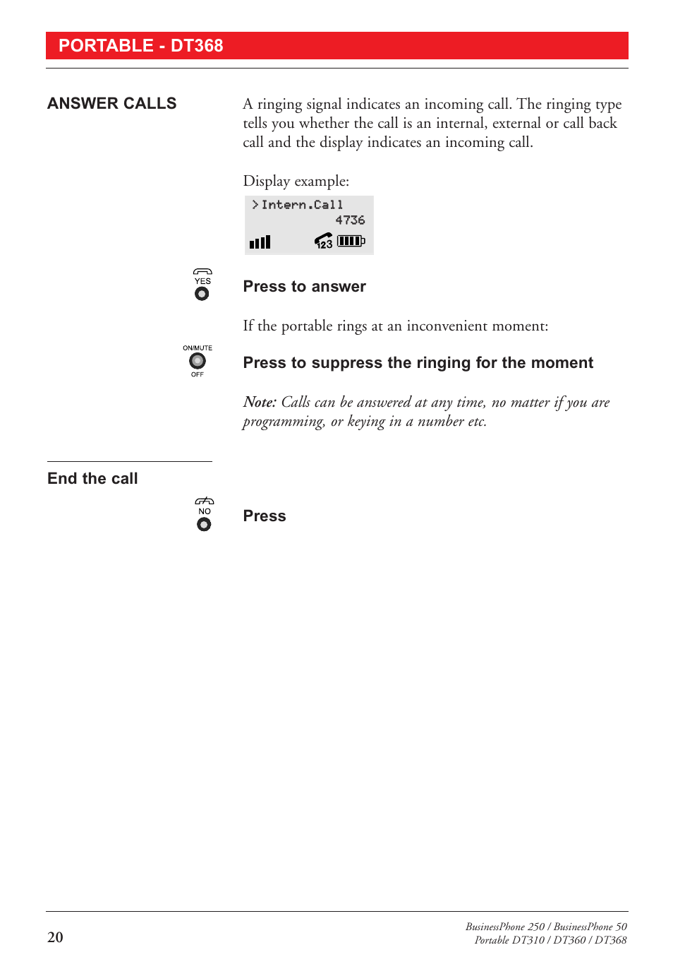 Portable - dt368 | Sony DT360 User Manual | Page 22 / 84