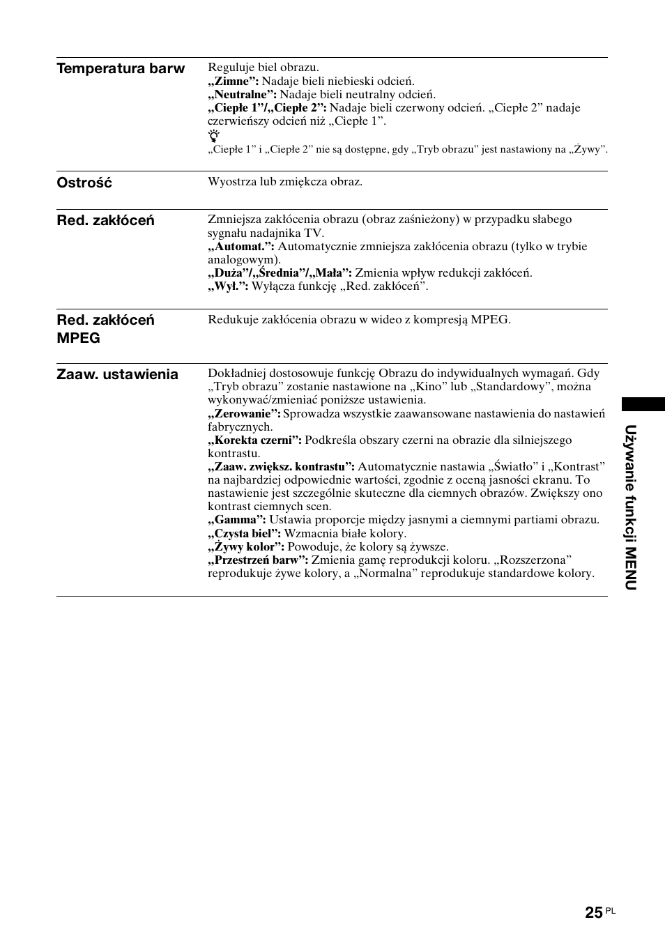 Sony Bravia KDL-32D3010 User Manual | Page 109 / 132