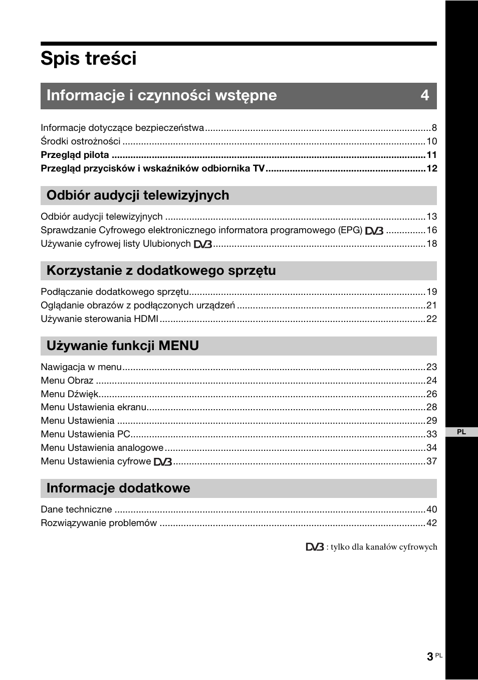 Sony Bravia KDL-32D3010 User Manual | Page 87 / 132