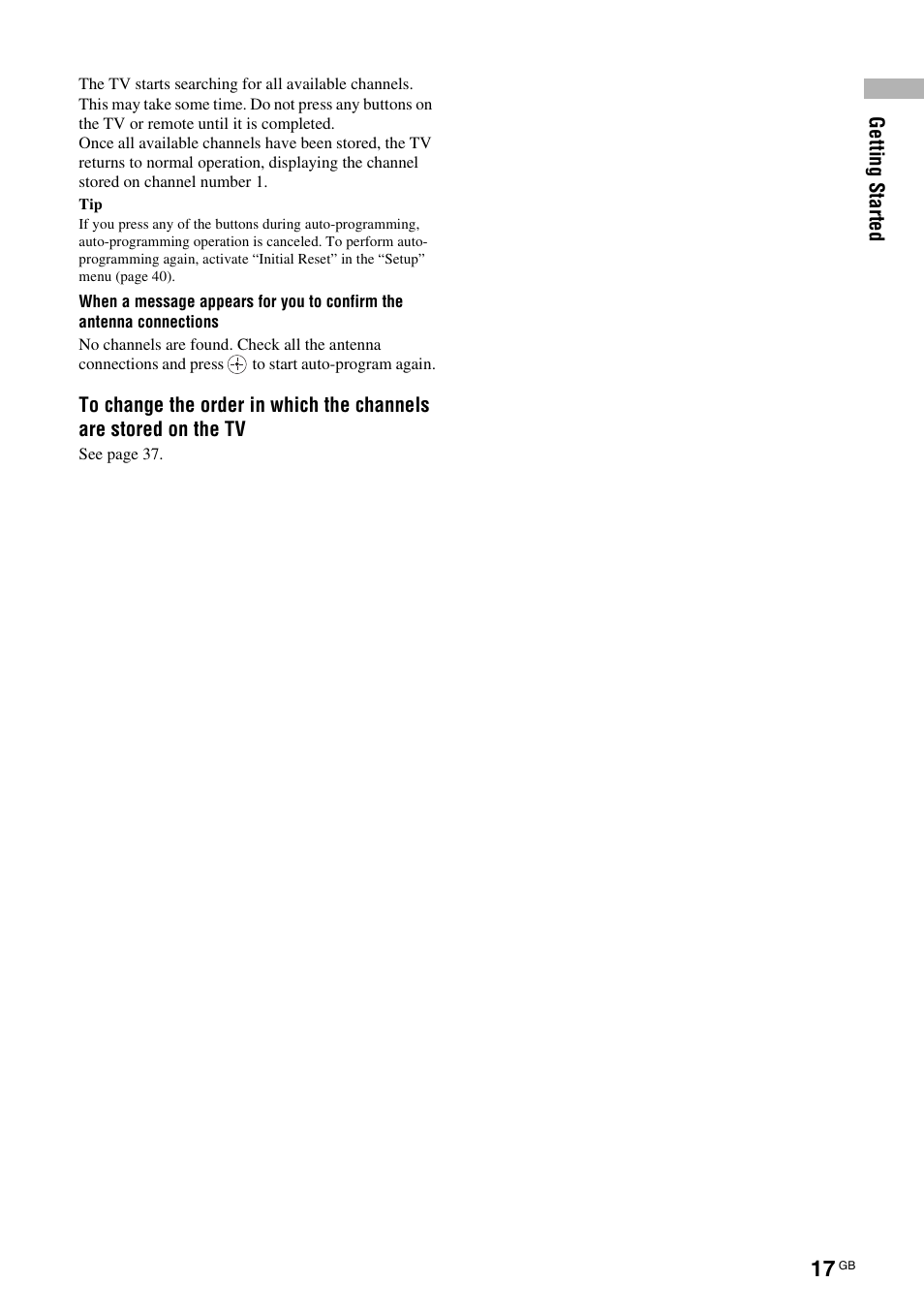 Sony KF-E42A10 User Manual | Page 17 / 60