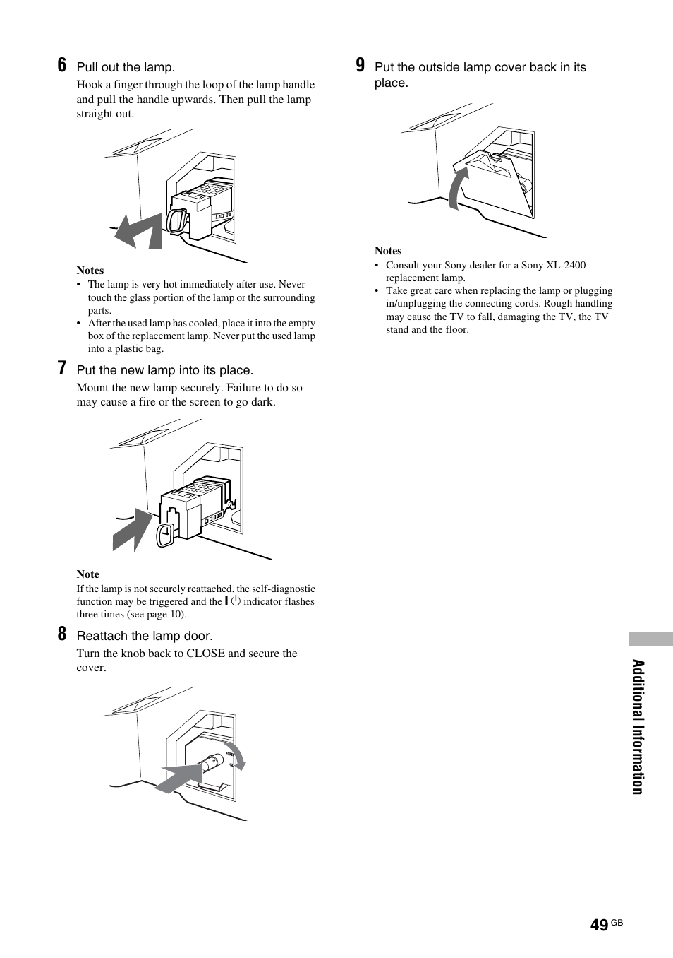Sony KF-E42A10 User Manual | Page 49 / 60