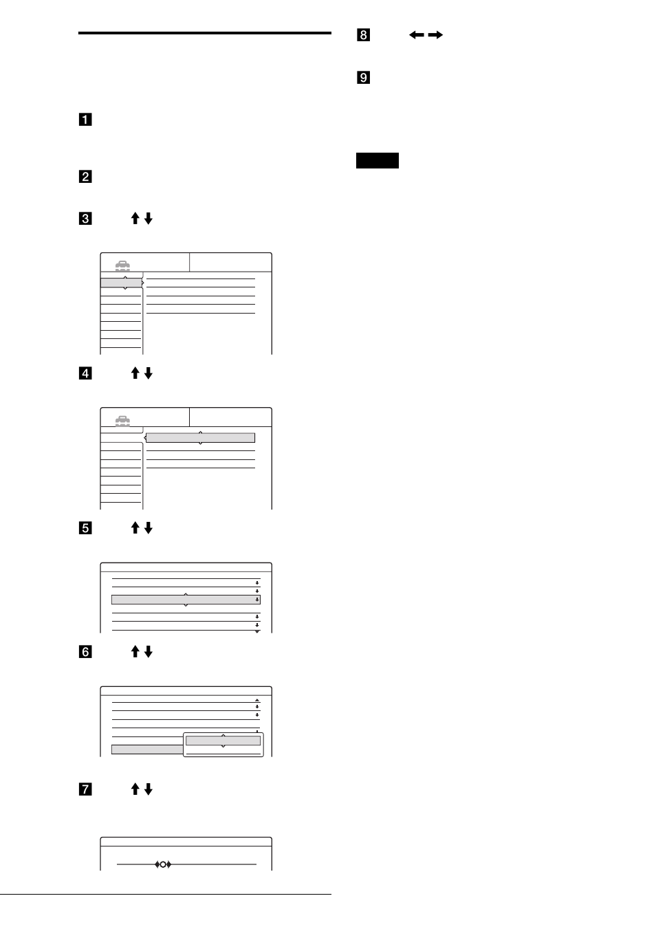 If the picture is not clear, The system menu appears, The fine tuning bar appears | Presetting channels | Sony RDR-GX7 User Manual | Page 18 / 28