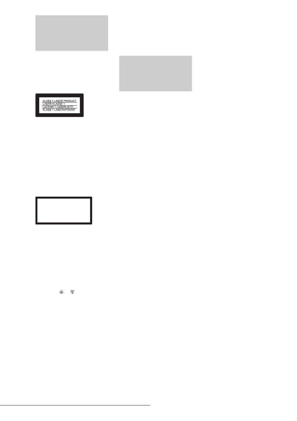 Warning, Precautions, Caution | On safety, On power sources, On placement, On operation, On recording, On adjusting volume, On cleaning | Sony RDR-GX7 User Manual | Page 2 / 28
