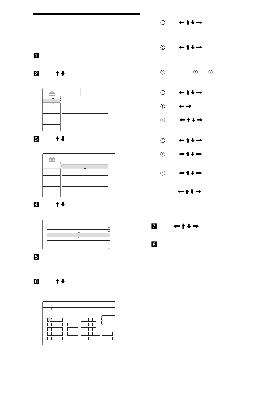 Changing the station names, A press system menu, The system menu appears | Changing/disabling the channels, Press return | Sony RDR-GX7 User Manual | Page 20 / 28