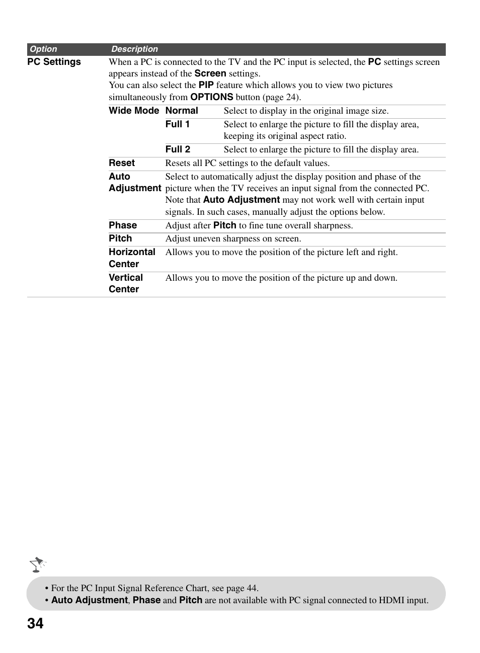 Sony BRAVIA KDL-22BX321 User Manual | Page 34 / 64