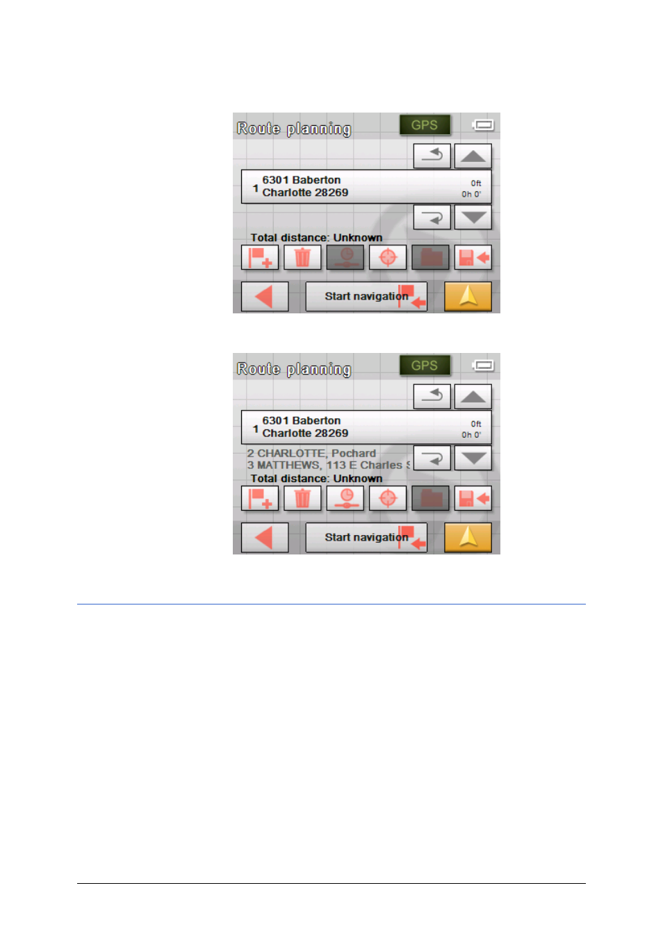 Editing, saving and managing itineraries | Sony NV-U50 User Manual | Page 48 / 90