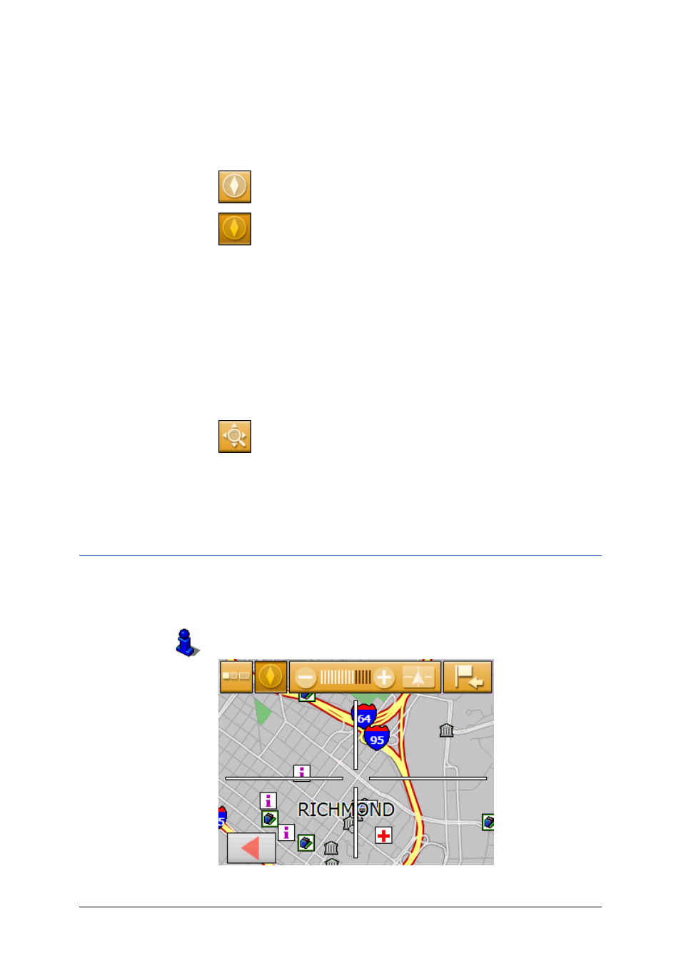 Search for destination view | Sony NV-U50 User Manual | Page 65 / 90