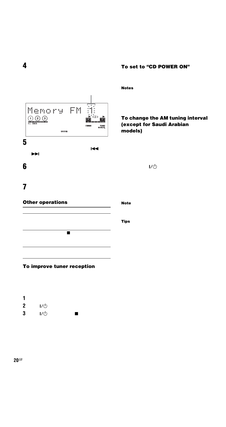 Sony MHC-GNX66 User Manual | Page 20 / 56
