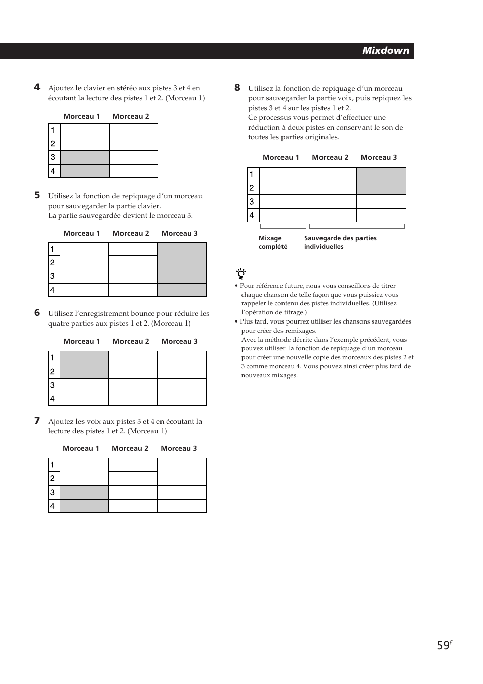 Mixdown 4 | Sony MDM-X4 User Manual | Page 124 / 194