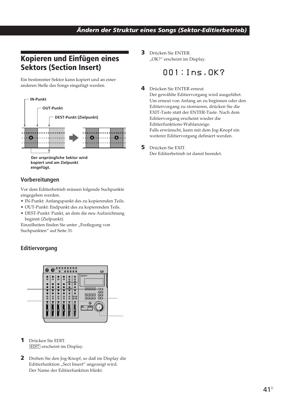 0 0 1 : i n s , o k | Sony MDM-X4 User Manual | Page 170 / 194