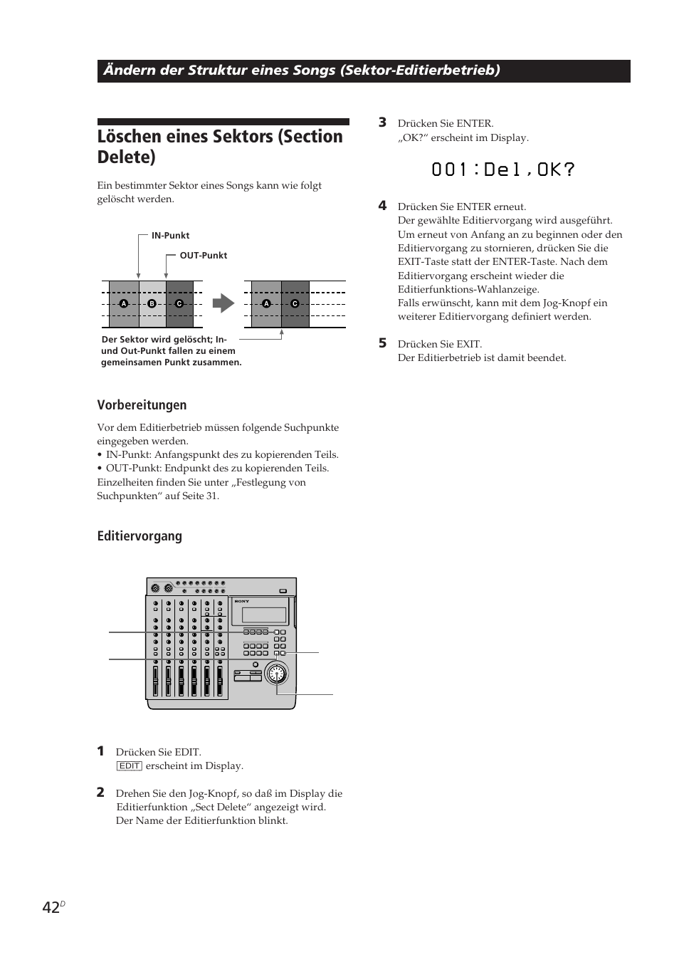 0 0 1 : d e l , o k | Sony MDM-X4 User Manual | Page 171 / 194