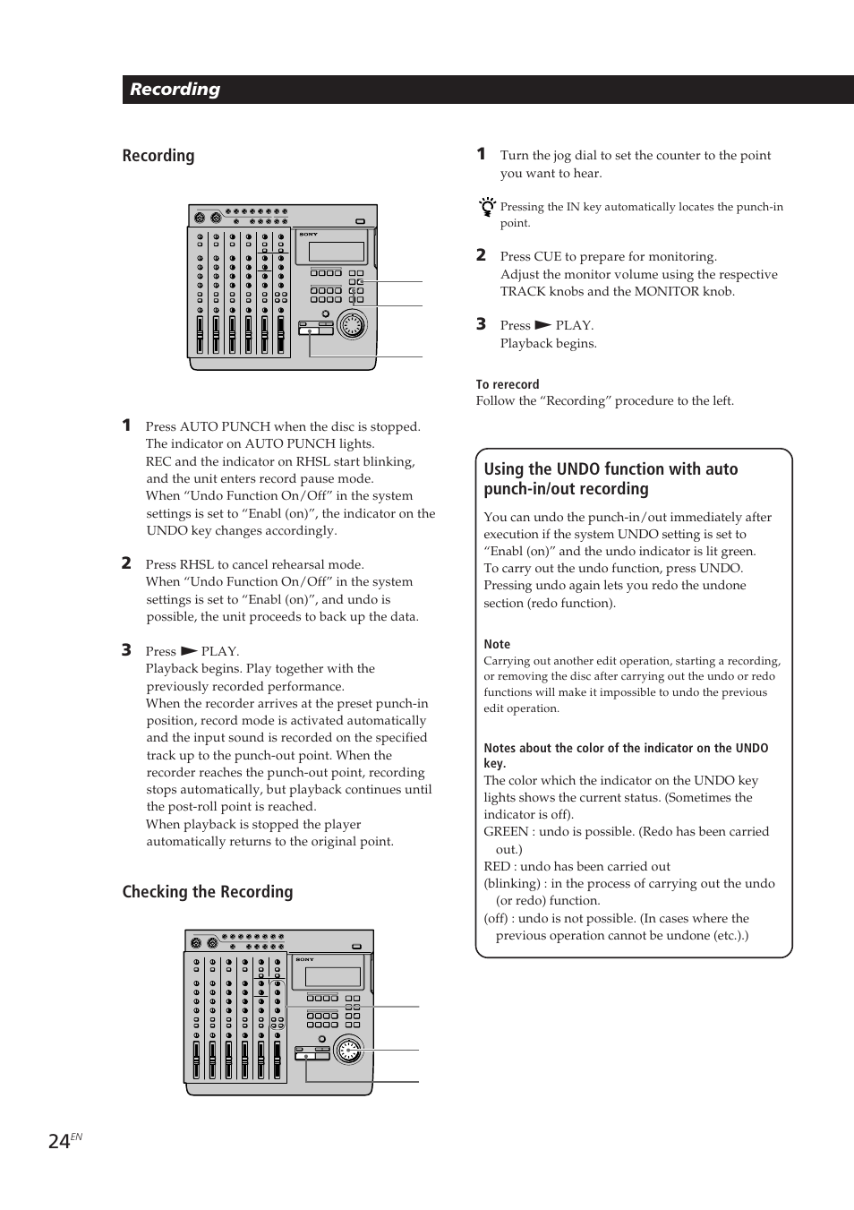 Sony MDM-X4 User Manual | Page 24 / 194