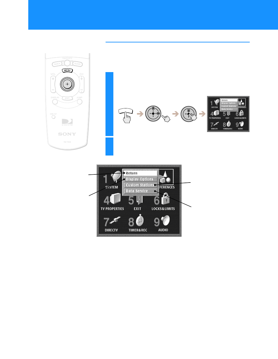 Using the preferences menu, Setting preferences (preferences), Setting preferences | Preferences) | Sony HD100 User Manual | Page 54 / 96