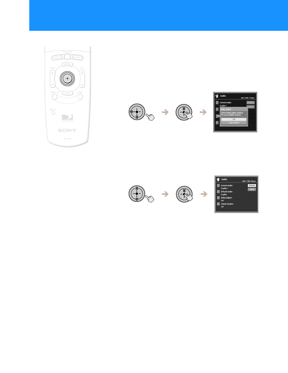 Setting audio options (audio) (continued) | Sony HD100 User Manual | Page 82 / 96