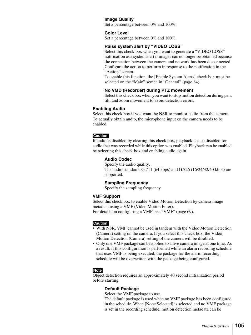 Sony IPELA NSR-100 User Manual | Page 105 / 186