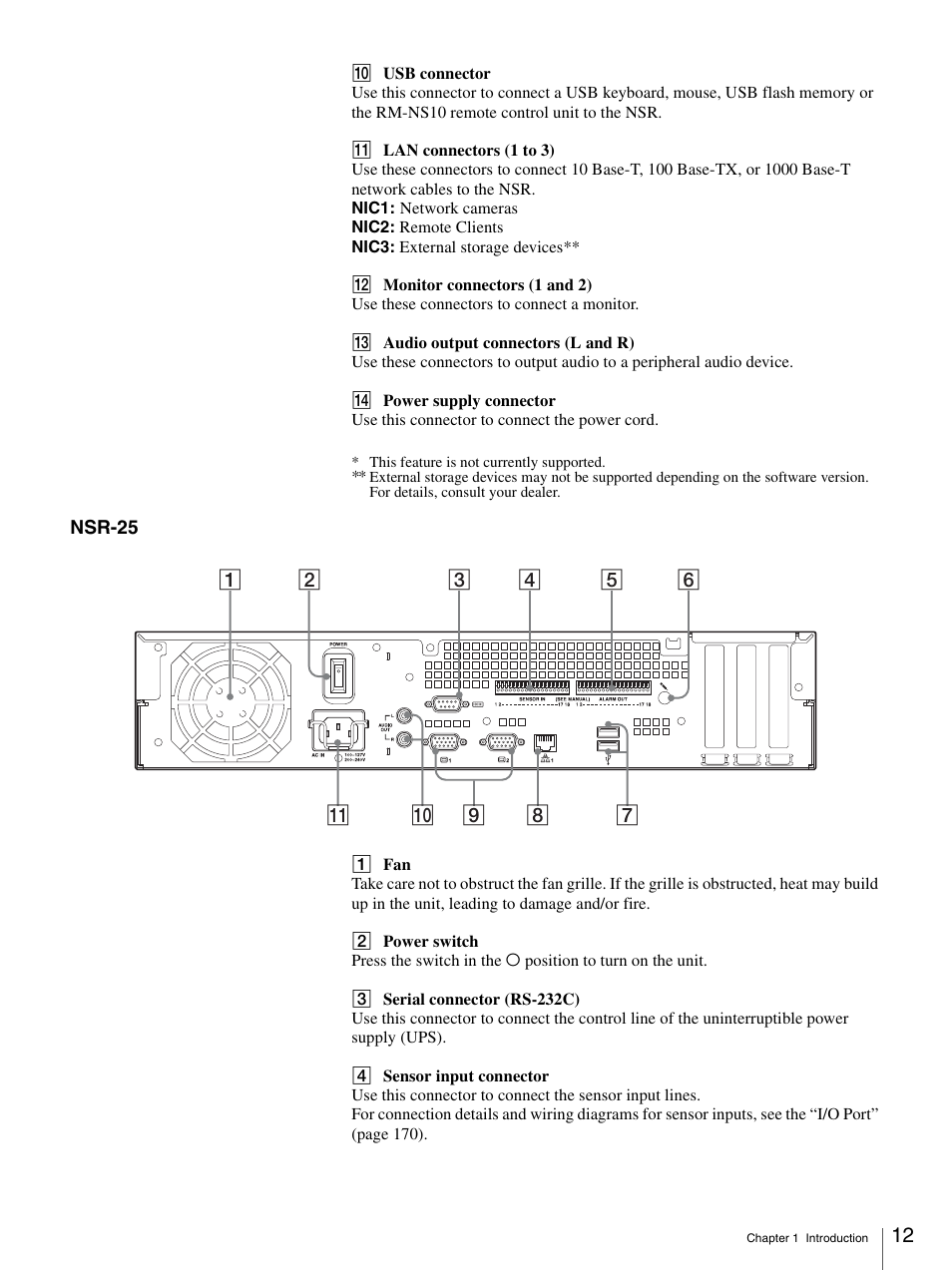 Sony IPELA NSR-100 User Manual | Page 12 / 186