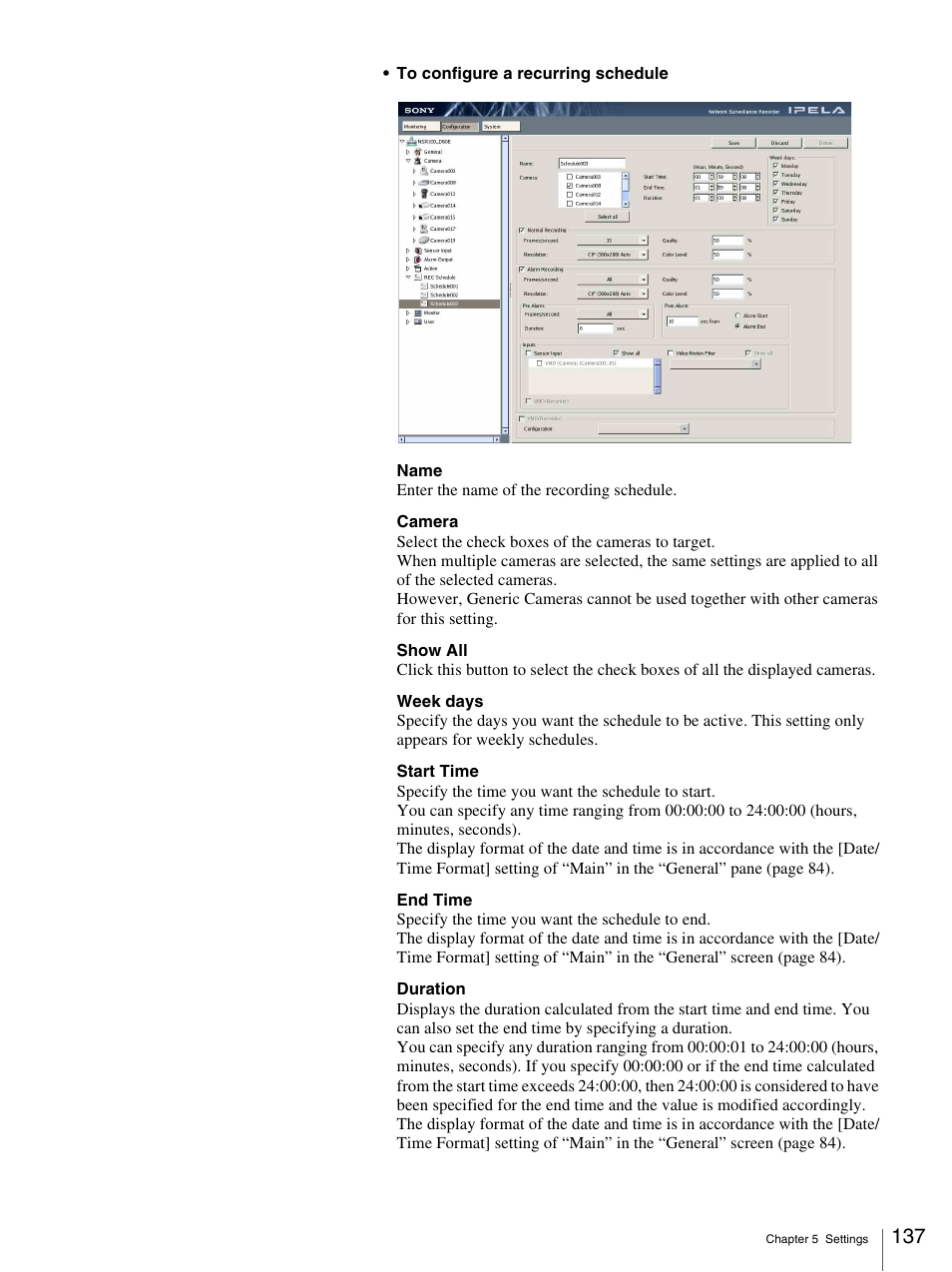 Sony IPELA NSR-100 User Manual | Page 137 / 186