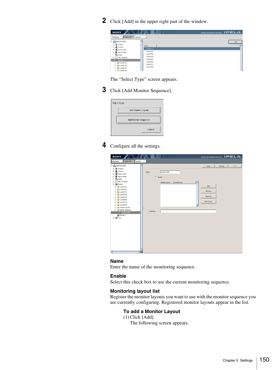Sony IPELA NSR-100 User Manual | Page 150 / 186