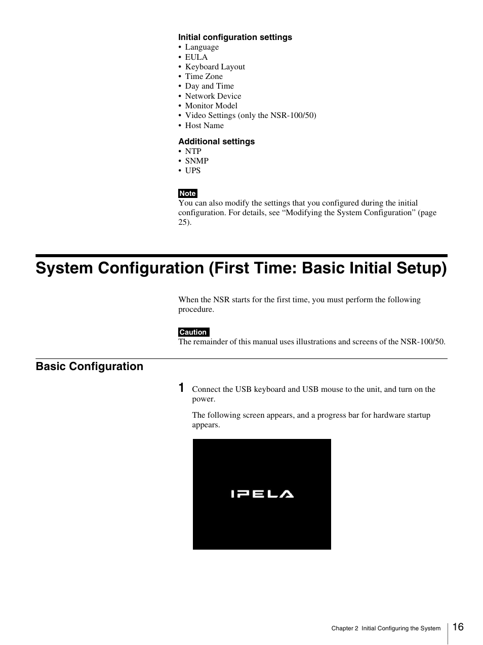 Basic configuration, System configuration | Sony IPELA NSR-100 User Manual | Page 16 / 186