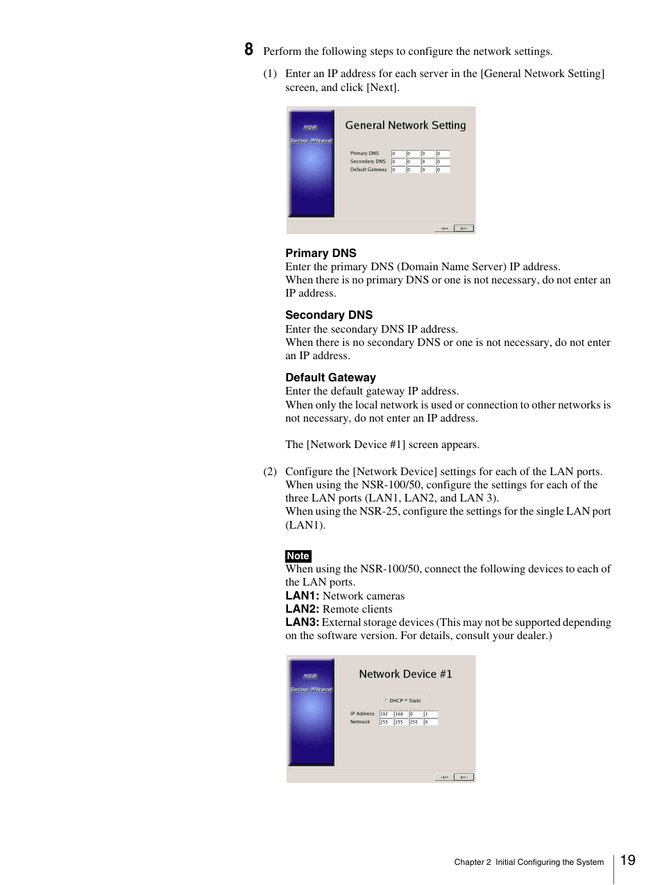 Sony IPELA NSR-100 User Manual | Page 19 / 186