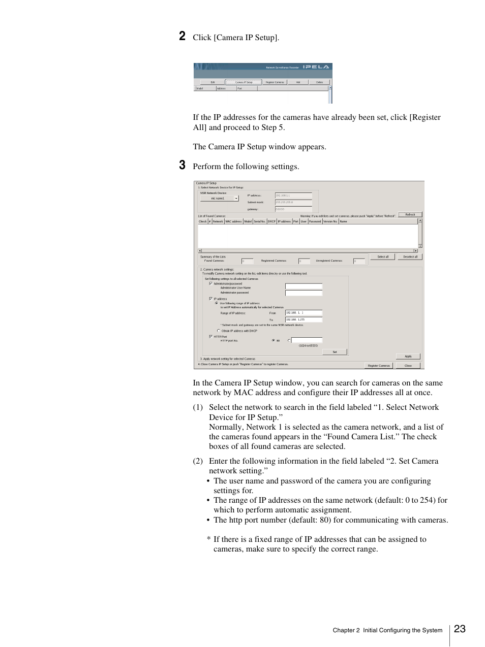 Sony IPELA NSR-100 User Manual | Page 23 / 186