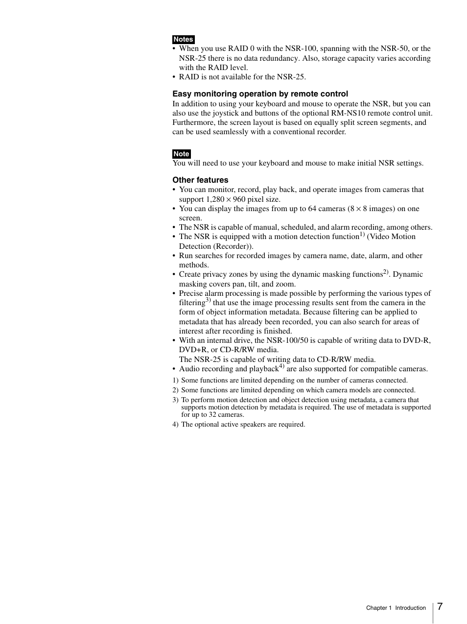 Sony IPELA NSR-100 User Manual | Page 7 / 186