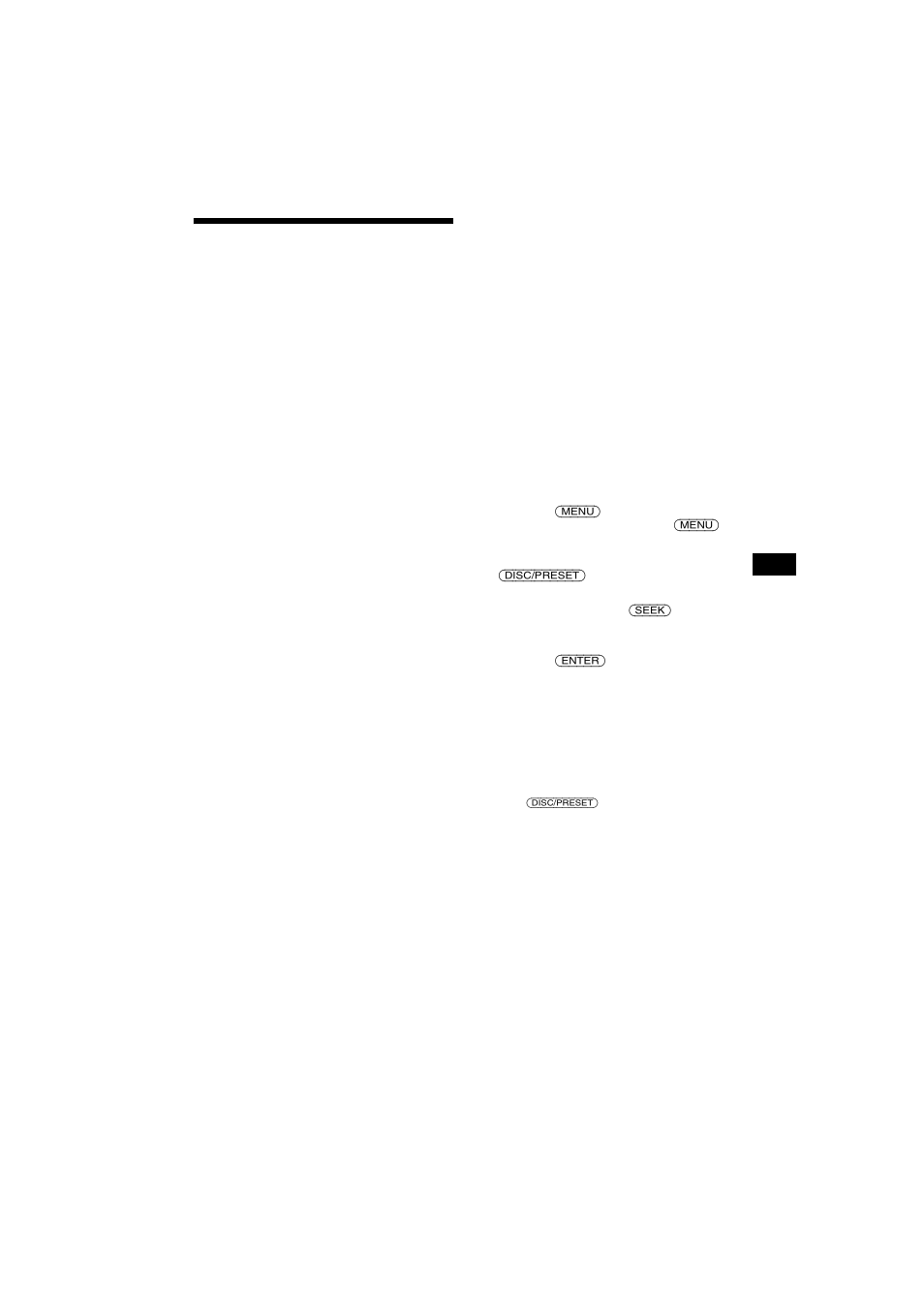 Modifica delle impostazioni dell’audio e del, Display — menu | Sony CDX-CA700X User Manual | Page 109 / 148