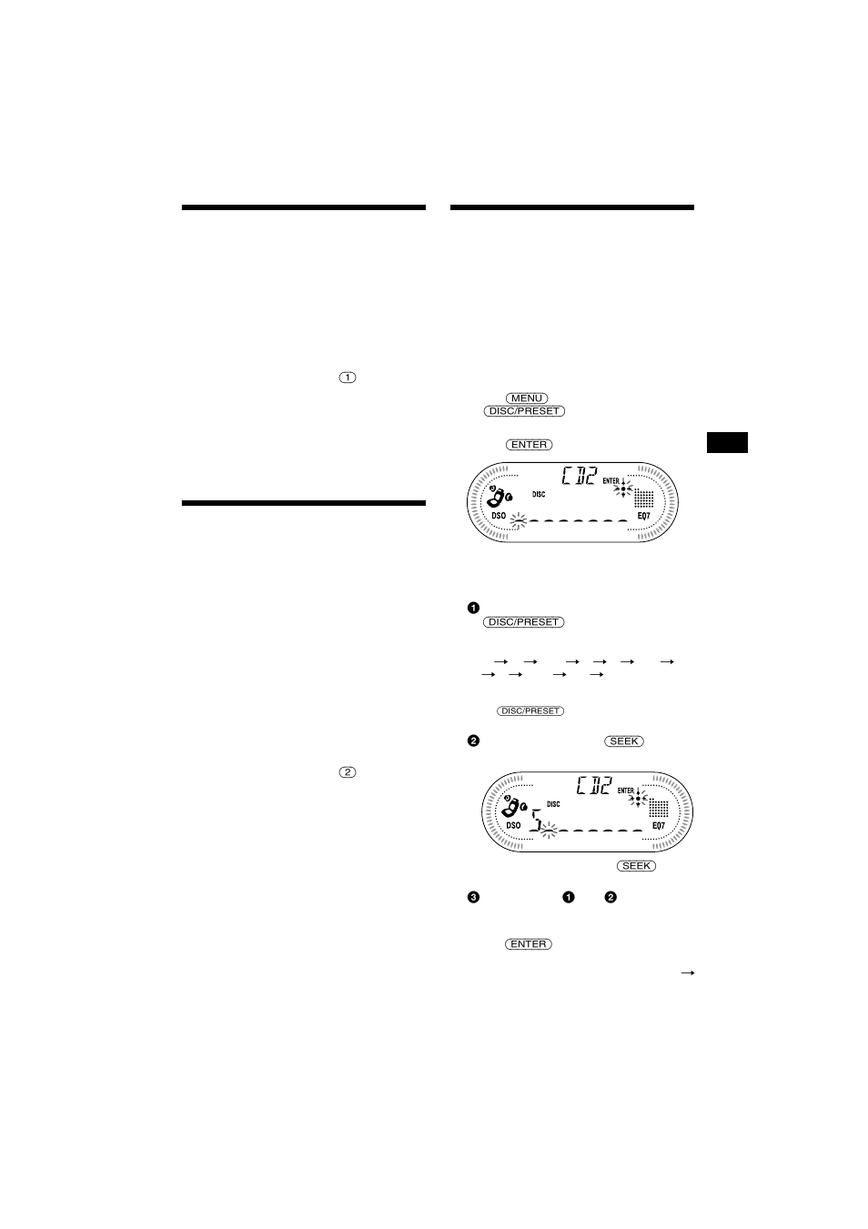Playing tracks repeatedly, Playing tracks in random order, Labelling a cd | Repeat play, Shuffle play, Disc memo | Sony CDX-CA700X User Manual | Page 11 / 148