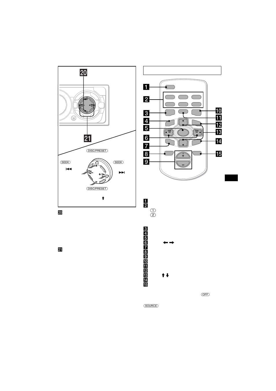 Kaartafstandsbediening rm-x118 | Sony CDX-CA700X User Manual | Page 123 / 148