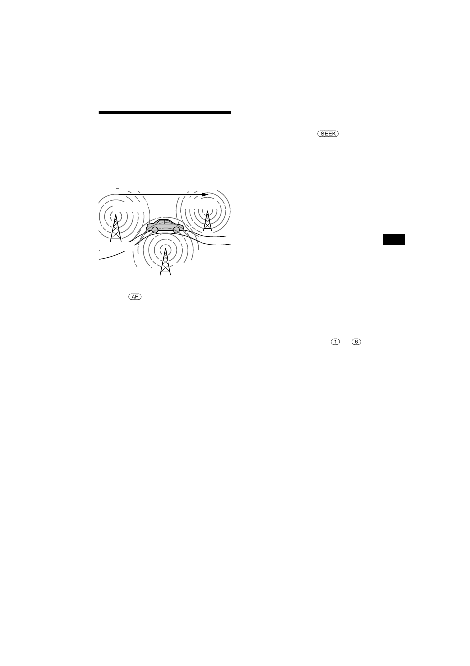 Automatic retuning for best reception results, Af function, On 15 | Sony CDX-CA700X User Manual | Page 15 / 148