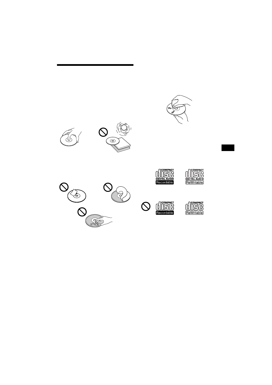 Hinweise zu cds | Sony CDX-CA700X User Manual | Page 35 / 148