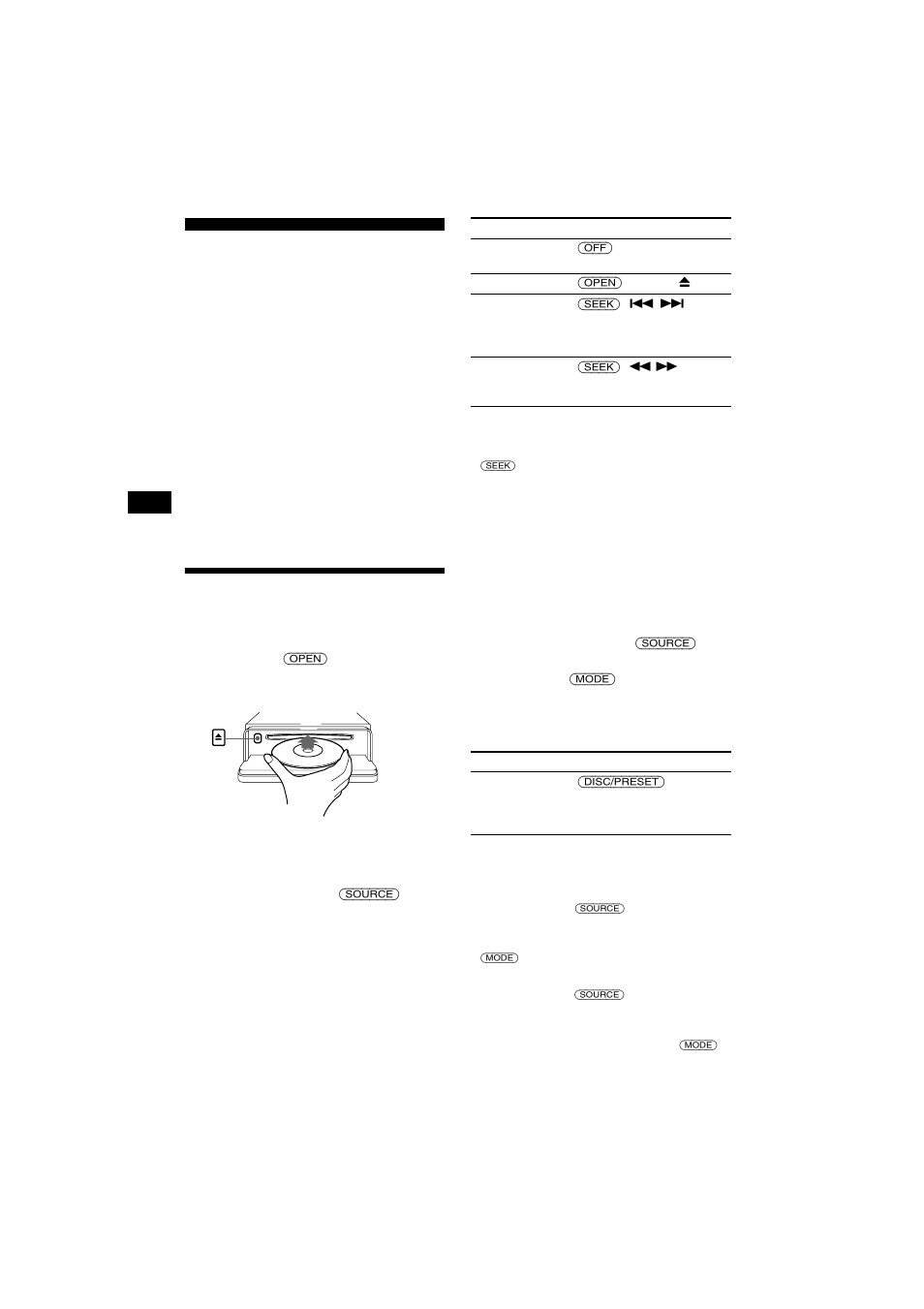 Cd-player cd/md-gerät (gesondert erhältlich), Wiedergeben einer cd | Sony CDX-CA700X User Manual | Page 38 / 148
