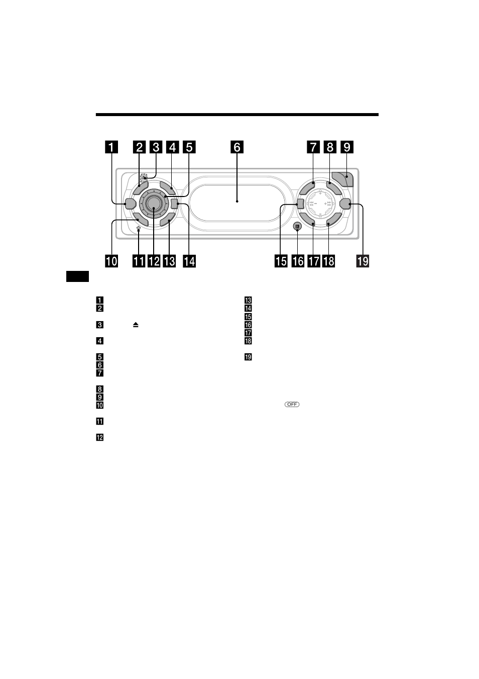 Position des commandes | Sony CDX-CA700X User Manual | Page 62 / 148
