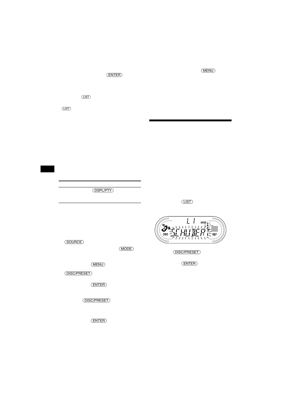 Localisation d’un disque par son nom, List-up, T 12, 14 | Sony CDX-CA700X User Manual | Page 70 / 148