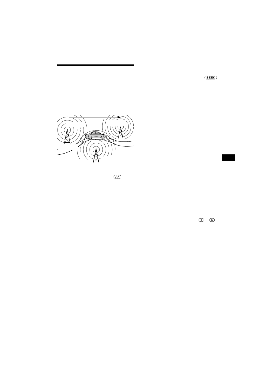 Resyntonisation automatique pour une, Meilleure réception — fonction af, He af 15 | Sony CDX-CA700X User Manual | Page 73 / 148