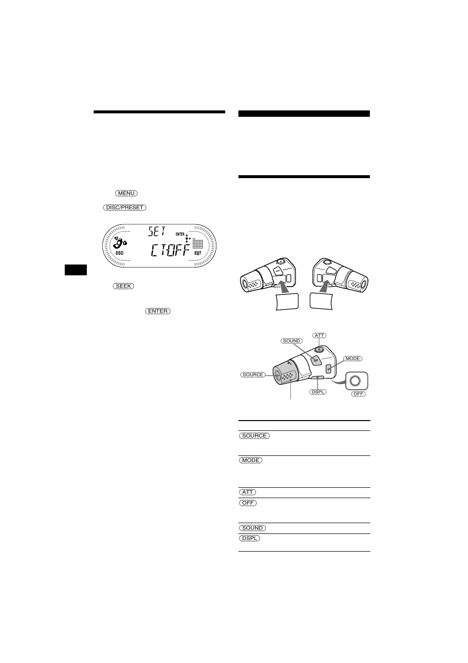 Réglage automatique de l’horloge, Autres fonctions, Utilisation du satellite de commande | Sony CDX-CA700X User Manual | Page 76 / 148