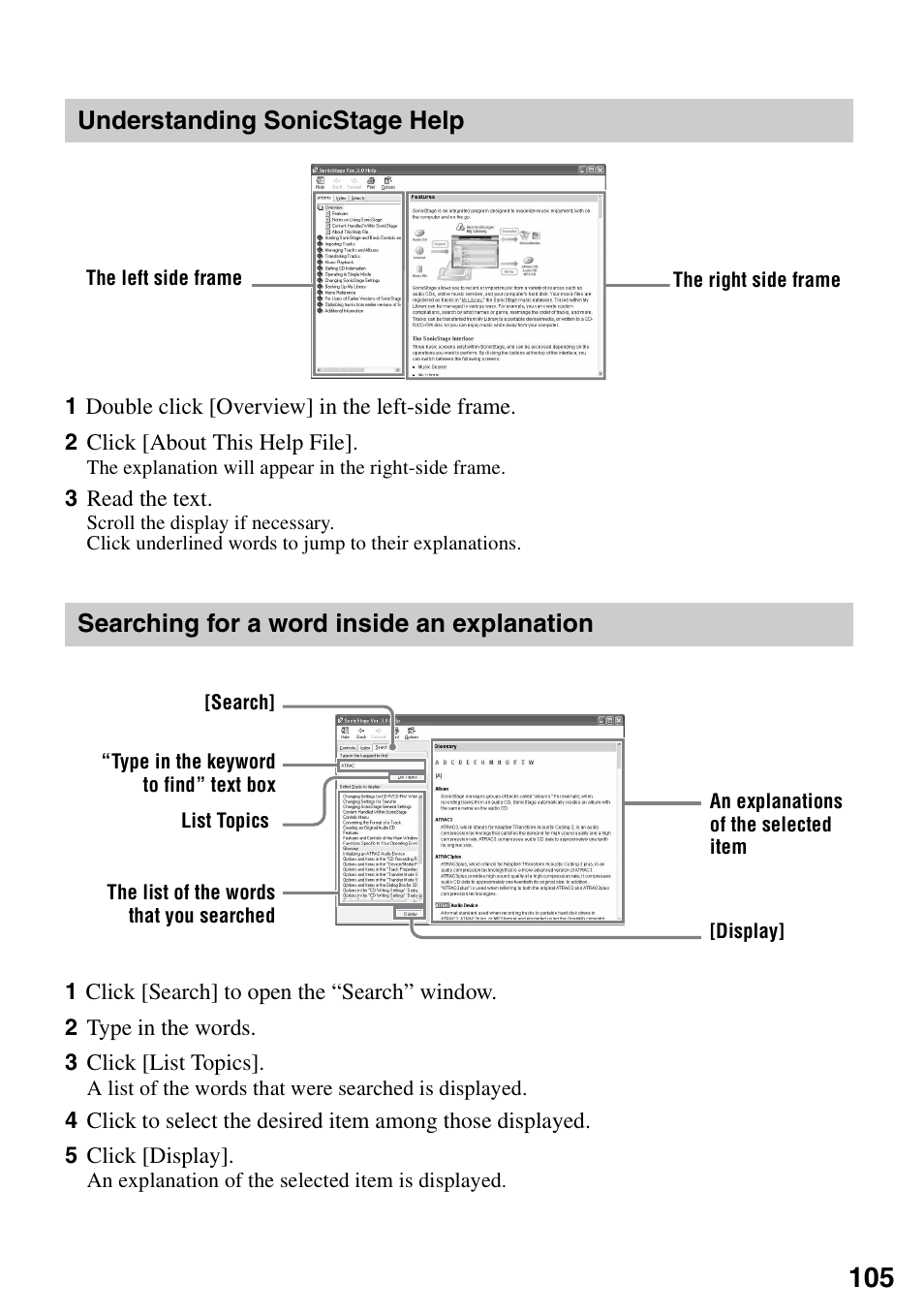 Sony MZ-RH10 User Manual | Page 105 / 119