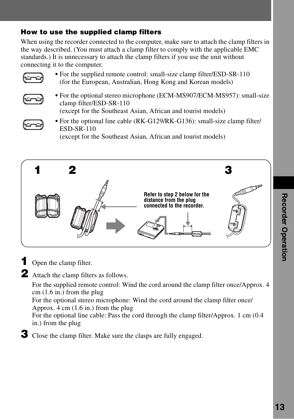 Sony MZ-RH10 User Manual | Page 13 / 119