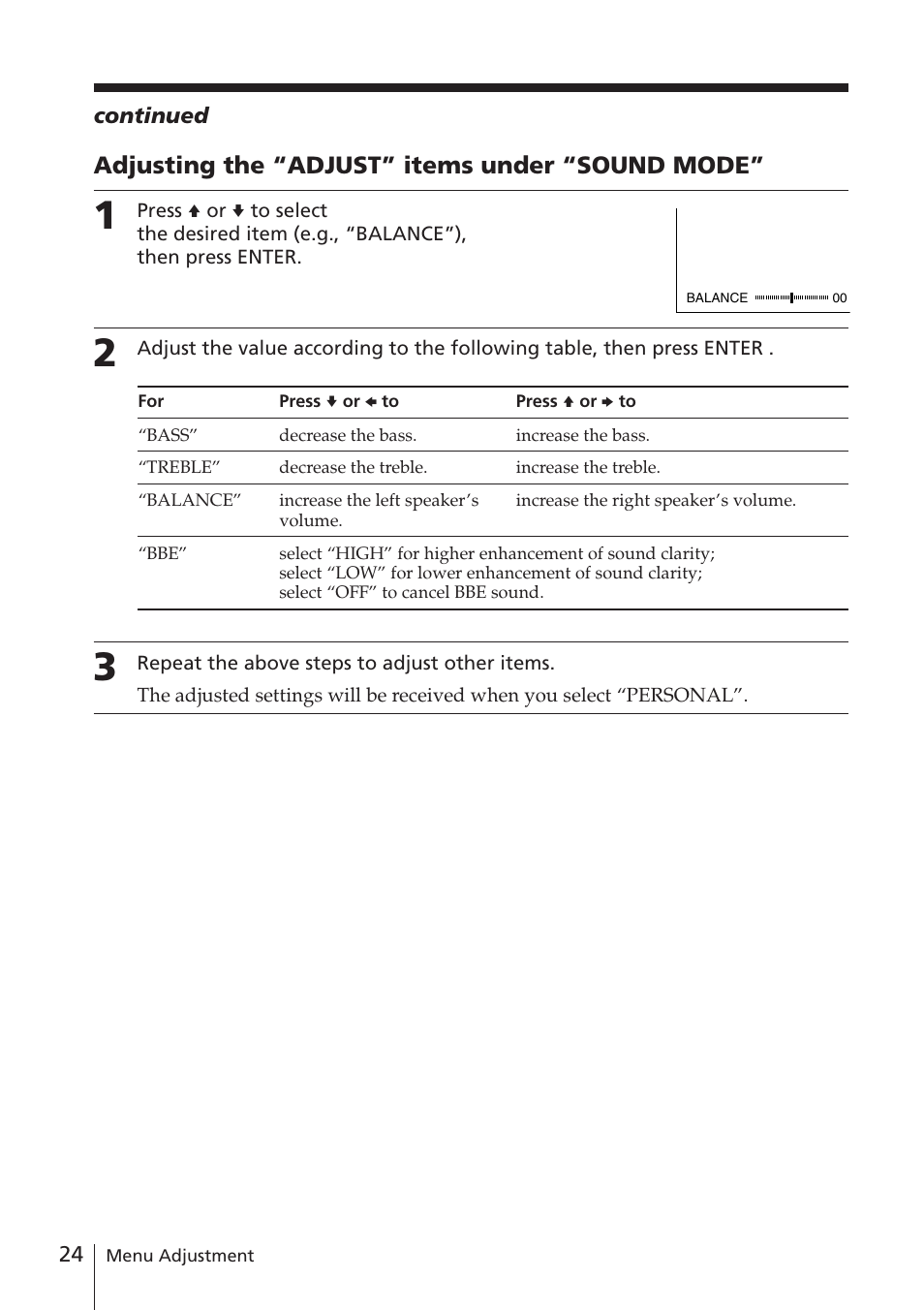 Sony WEGA KV-DR34 User Manual | Page 24 / 37