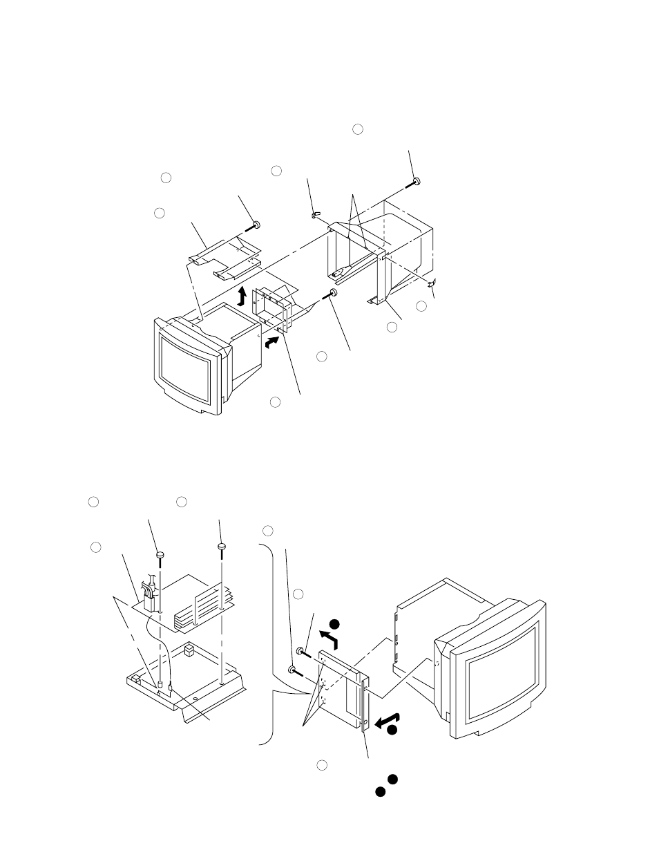 Disassembly, 1. cabinet removal, 2. d board removal | Sony CPD-520GST9 User Manual | Page 16 / 55